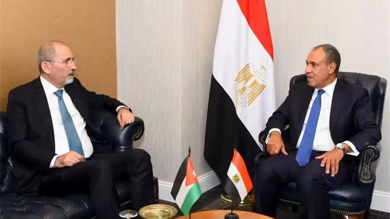 لرفض سياسات الضم والاستيطان.. تفاصيل لقاء وزير الخارجية مع نظيره الأردني 