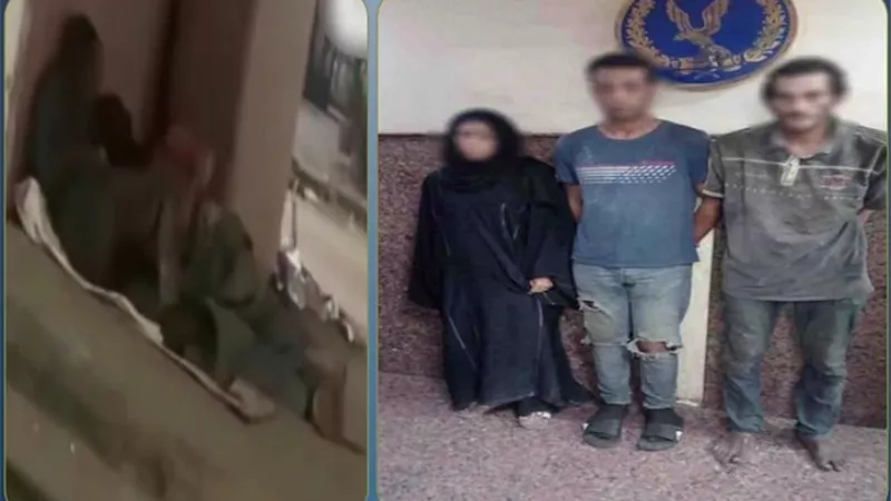 ضبط عاطلين وسيدة بعد ظهورهم في فيديو أفعال خادشة للحياء أسفل محور بالعجوزة
