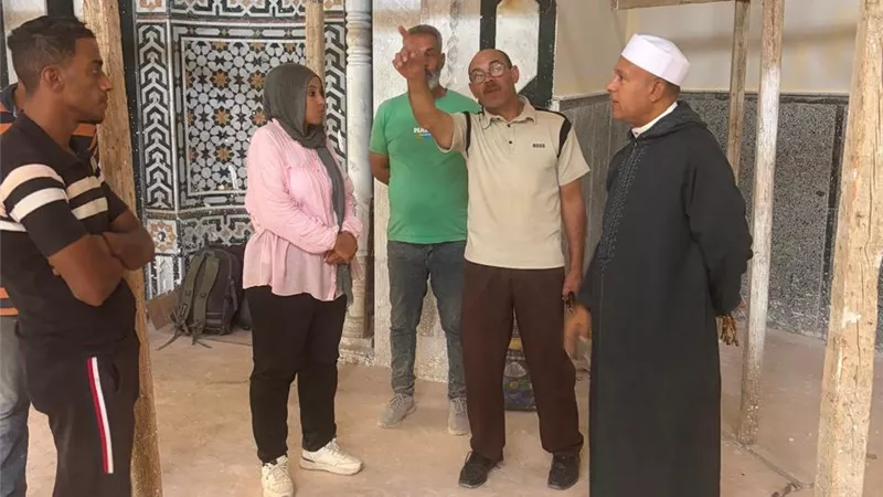 وكيل أوقاف الإسماعيلية يتفقد أعمال إحلال وتجديد مسجد الجزيرية تمهيدًا لافتتاحه في العيد القومي للمحافظة