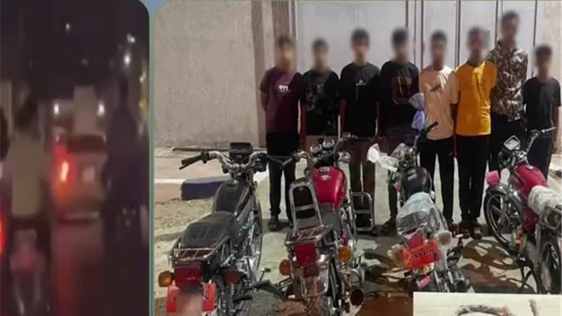 «على سبيل المزاح».. ضبط 8 أشخاص بعد ضرب المارة بحبل أثناء ركوب الدراجات ببورسعيد