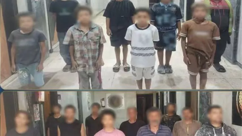 ضبط 10 أشخاص لاستغلال 8 أطفال في التسول وبيع السلع بإلحاح بالقاهرة