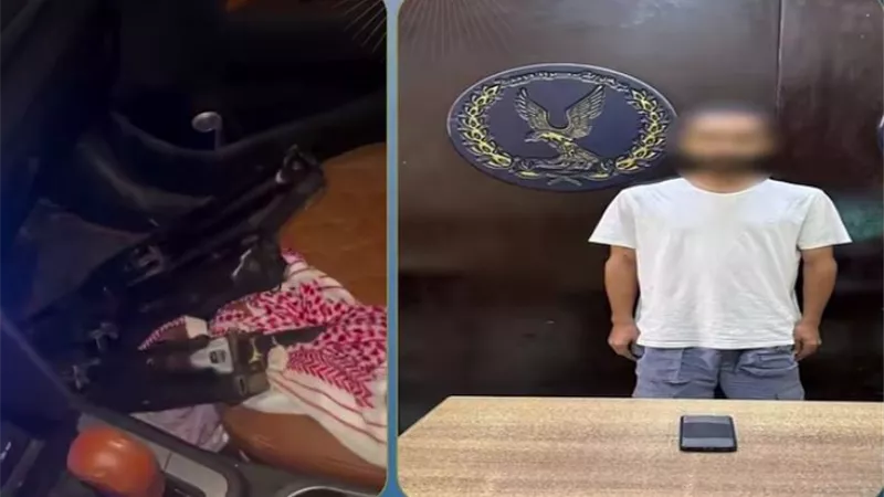 لزيادة المشاهدات.. ضبط سائق أعاد نشر فيديوهات لأسلحة نارية أثناء قيادة سيارة بالشرقية