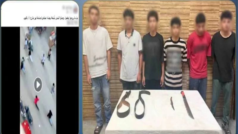 ضبط 6 طلاب في مشاجرة بالأسلحة البيضاء والأحزمة بالفيوم