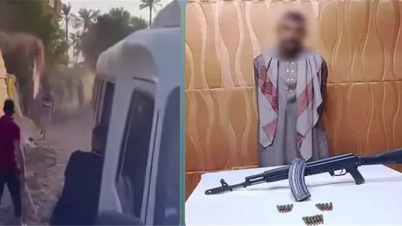 ضبط سائق أطلق النار على 3 أشخاص بسبب خلاف على قطعة أرض بأبو النمرس