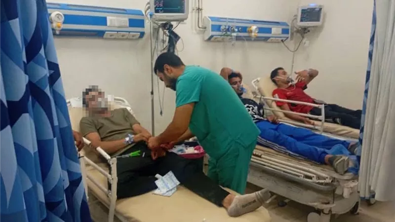 محافظ الإسماعيلية يتابع الحالة الصحية لمصابي حريق المخلفات بأبو خليفة 