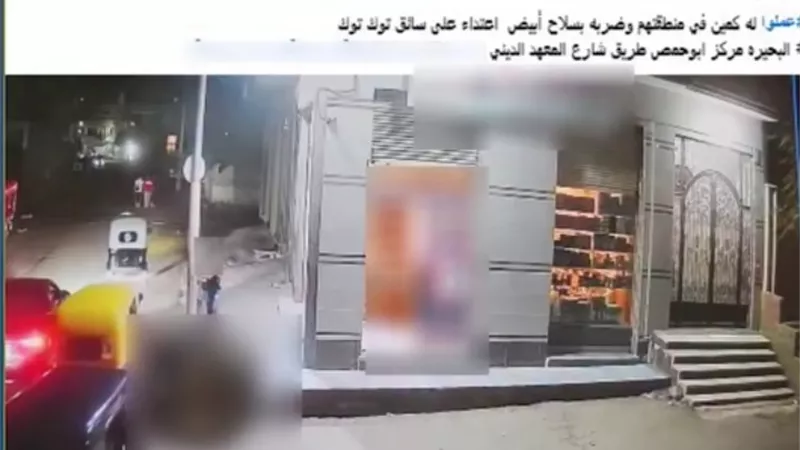 ضبط 3 أشخاص بعد التعدي على سائق توك توك بالضرب في البحيرة