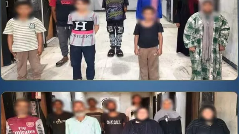 ضبط 11 متهمًا لاستغلال 11 طفلًا في التسول وبيع السلع بإلحاح بالجيزة