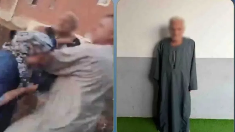 ضبط مزارع بعد تعديه على ربة منزل بالضرب بسبب خلافات الجيرة الزراعية في أشمون