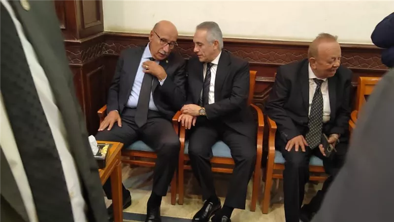 وزير العدل يشارك في عزاء المستشار أحمد الزند بمسجد المشير طنطاوي| صور
