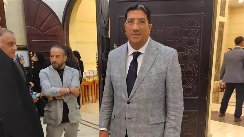 المستشار أمير رمزي يشارك في عزاء المستشار أحمد الزند بمسجد المشير طنطاوي