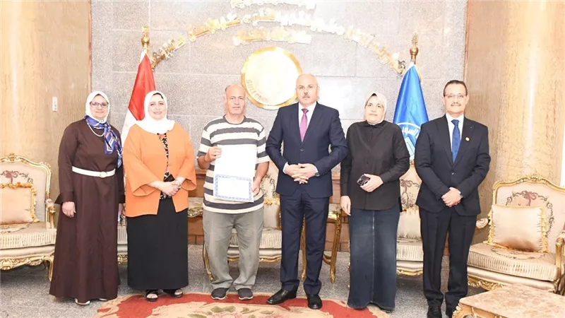 جامعة قناة السويس تكرّم الفائزين بجائزة «الإرادة الذهبية لمتحدي الإعاقة» لشهر يونيو 2026