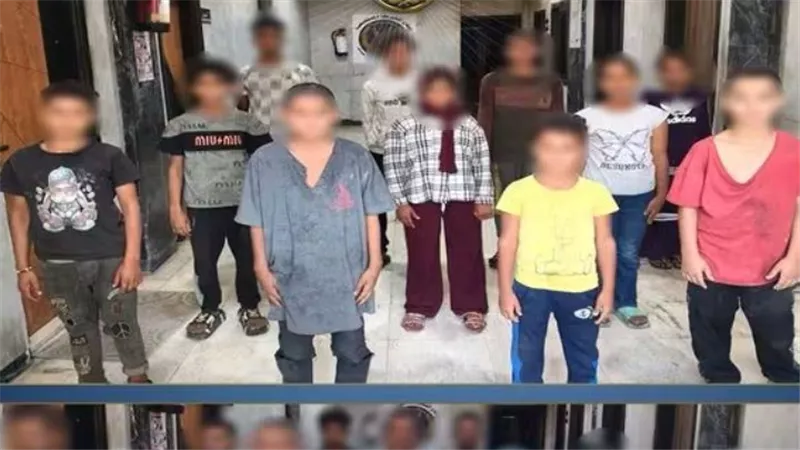 ضبط 9 أشخاص لاستغلال 11 حدثًا في التسول وبيع السلع بالجيزة