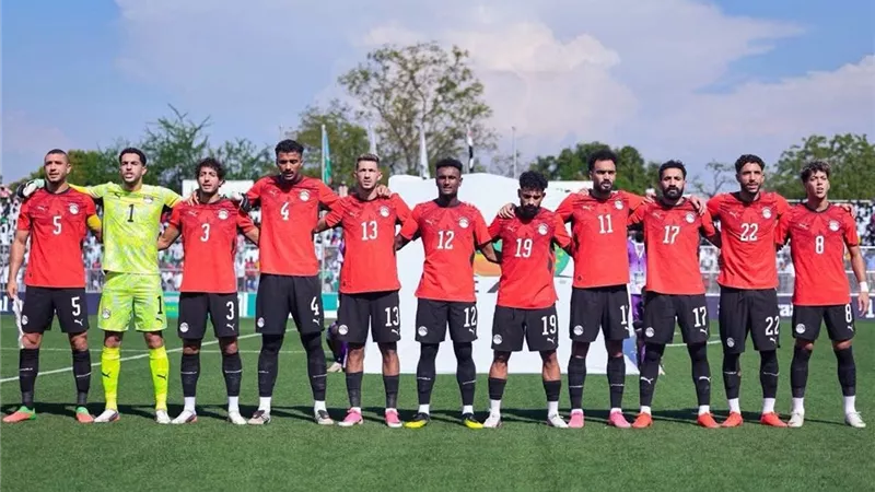 منتخب مصر يتقدم على جنوب السودان بهدف في الشوط الأول
