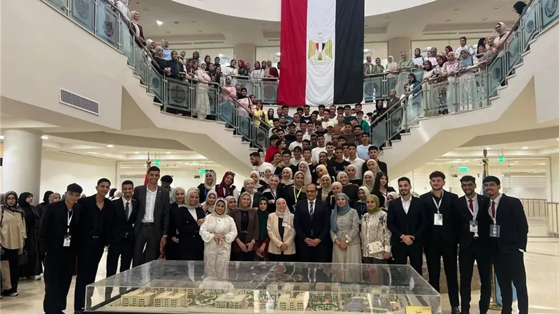  كلية العلوم الصحية التطبيقية بجامعة الإسماعيلية الجديدة الأهلية تستقبل طلابها المستجدين