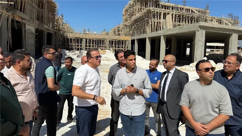 وزير الصحة يتفقد مشروع إنشاء مستشفى العلمين الجديدة ويؤكد الالتزام بالجدول الزمني