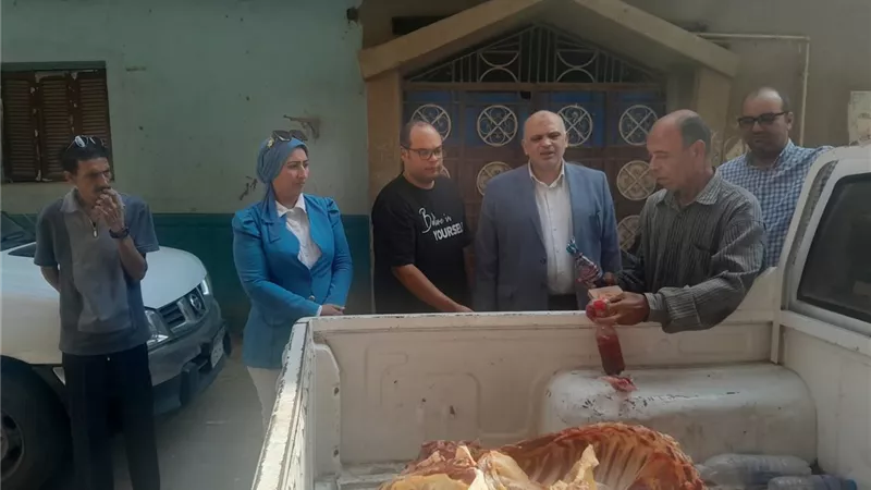 ضبط وكر سري لذبح المواشي وتزوير أختام اللحوم الحكومية ببني سويف