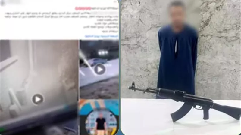ضبط عاطل بأسيوط أطلق النار على منزل أسرته بسبب خلافات عائلية