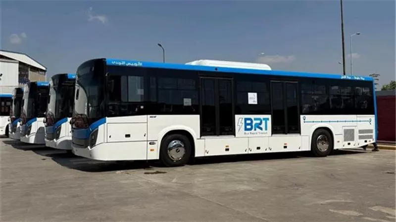20 أتوبيسًا كهربائيًا تبدأ رحلتها على الطريق الدائري ضمن BRT