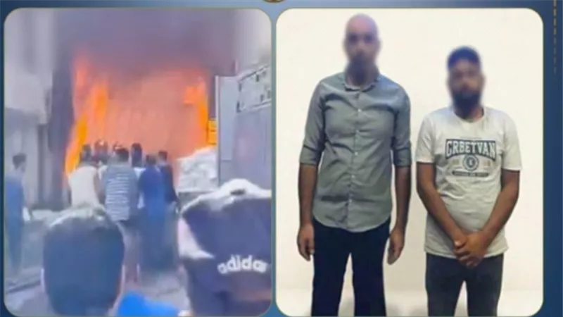 الداخلية تكشف حقيقة مشادة بين مواطنين ورجل إطفاء أثناء حريق مصنع بالإسكندرية