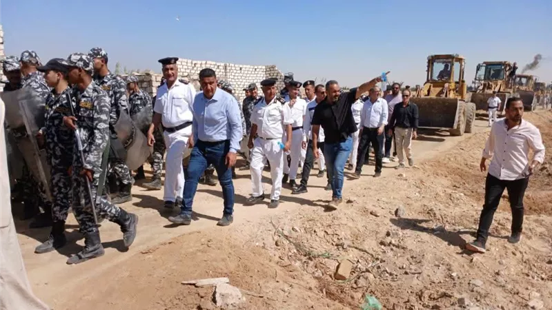مدينة بني سويف الجديدة تعلن استرداد 180 فدانًا وإنهاء جميع التعديات