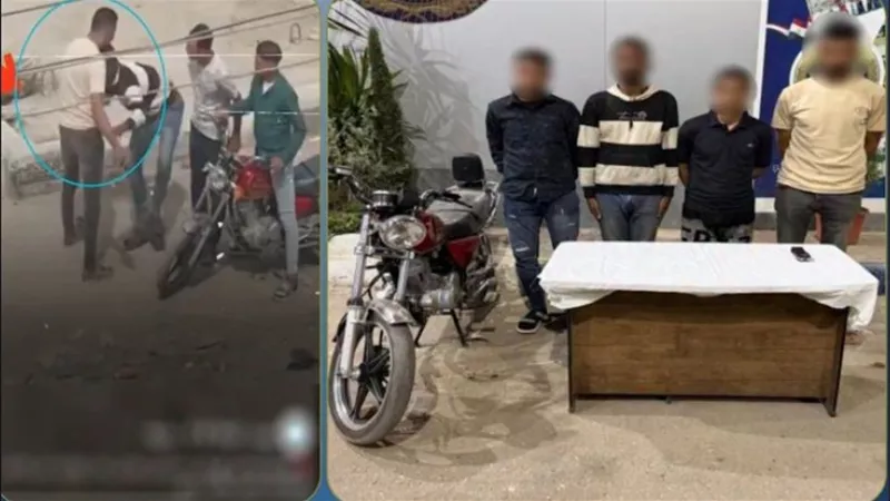 ضبط 3 أشخاص لاتهامهم بالتعدي على عامل وإجباره لاستقلال دراجة نارية بالشرقية