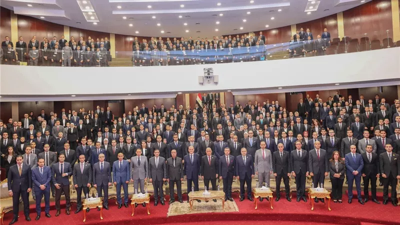 النائب العام يستقبل معاوني ومعاونات النيابة العامة الجدد ويوجههم بالانضباط والنزاهة
