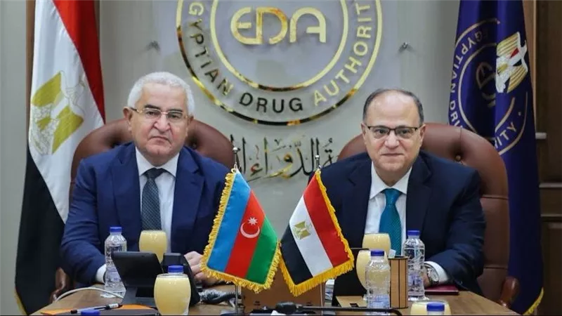 رئيس هيئة الدواء يبحث مع سفير أذربيجان بالقاهرة تعزيز التعاون الدوائي والتنظيمي 