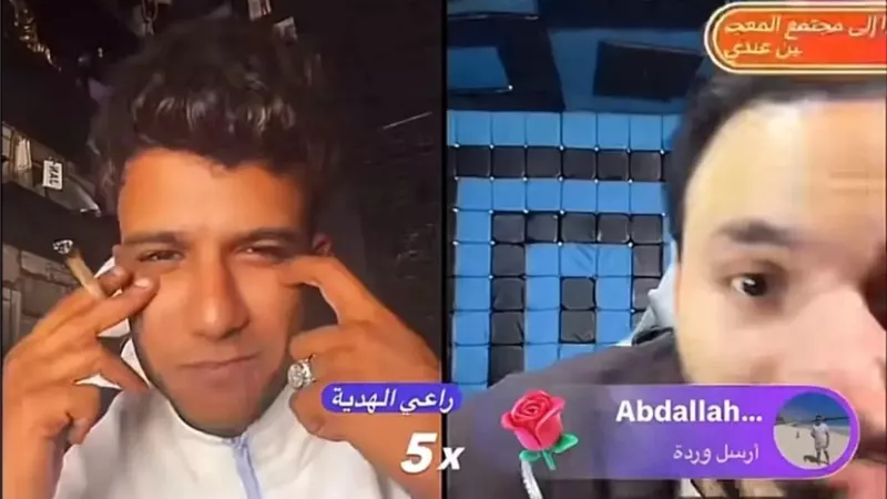 ماسك مخدرات.. عصام صاصا يثير الجدل خلال بث مباشر على تيك توك
