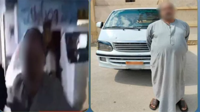 ضبط سائق ميكروباص تعدى على شخص داخل موقف بالمنوفية