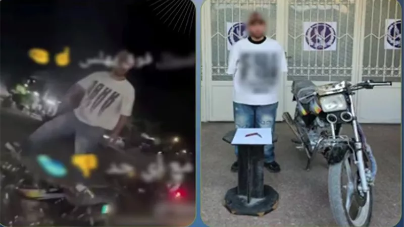احتفالًا بزفاف صديقه.. ضبط عامل ببني سويف ظهر أعلى دراجة نارية ملوحًا بسلاح أبيض 