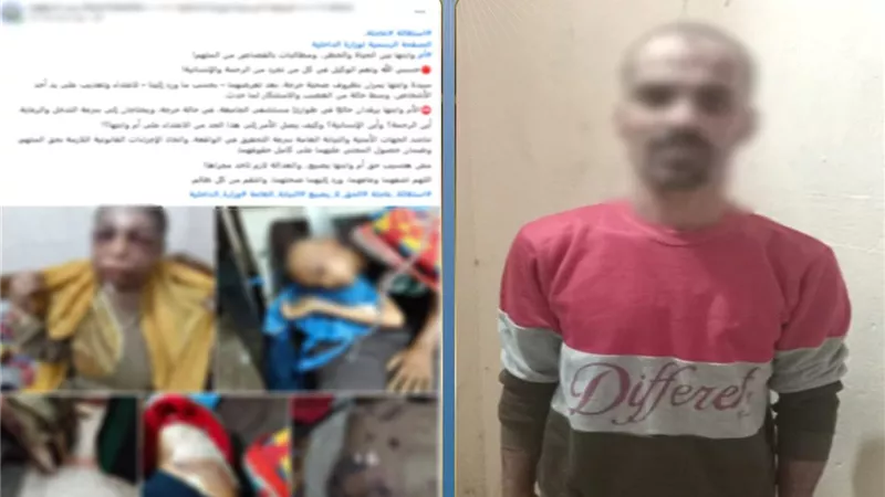 ضربهم بسبب الفلوس.. ضبط عاطل متهم بالاعتداء على زوجته وابنهما في طنطا