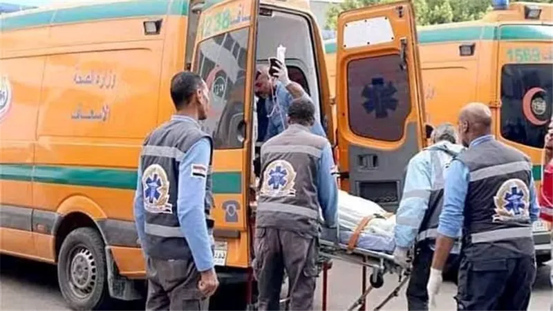 بالأسماء.. إصابة 10 أشخاص في تصادم ميكروباص وملاكي على صحراوي المنيا