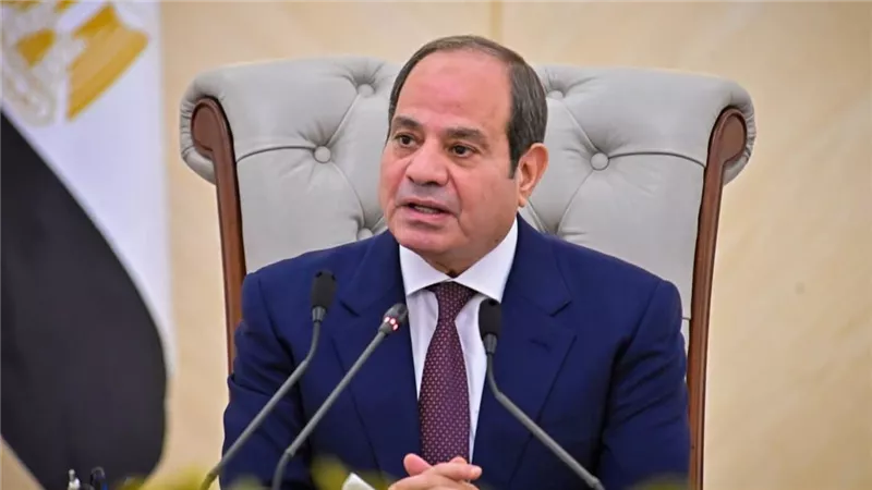 الرئيس السيسي: مصر متمسكة بحقوقها المائية وترفض أى إجراءات أحادية