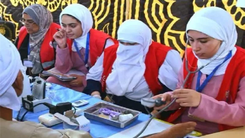 انطلاق قافلة طبية مجانية بقرية الحدين في كوم حمادة بالبحيرة