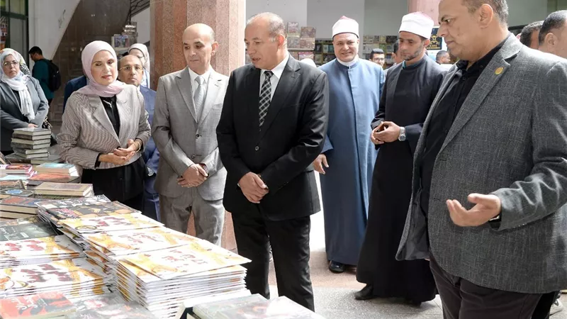 جامعة المنصورة تطلق الدورة الـ15 لمعرض الكتاب بمشاركة 29 دار نشر