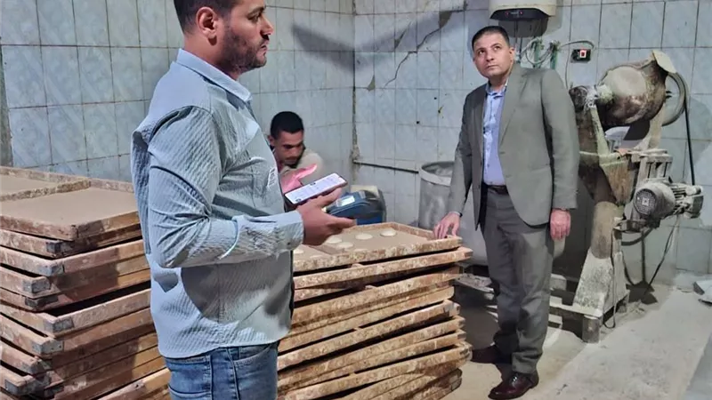 تموين بني سويف يضبط 1000 لتر سولار و24 شيكارة دقيق مدعم