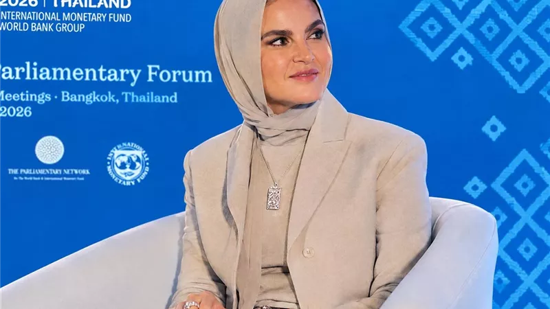 سحر نصر تشارك في المنتدى البرلماني العالمي ضمن اجتماعات البنك الدولي وصندوق النقد ببانكوك
