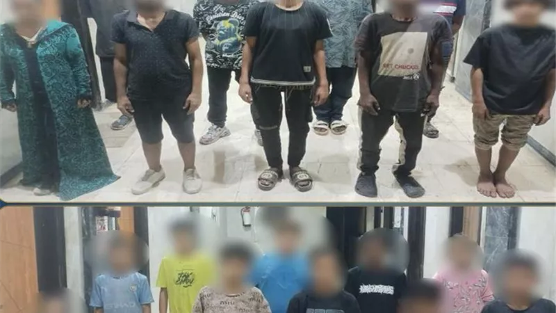 ضبط 9 متهمين لاستغلال 10 أطفال في التسول وبيع السلع بإلحاح في القاهرة