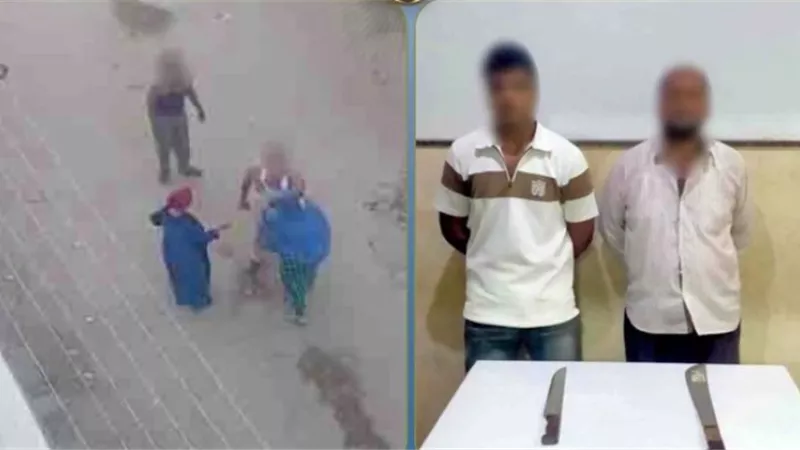 ضبط عامل ونجله لاعتدائهما على مزارع بالأسلحة البيضاء ورشقه بالحجارة في البحيرة