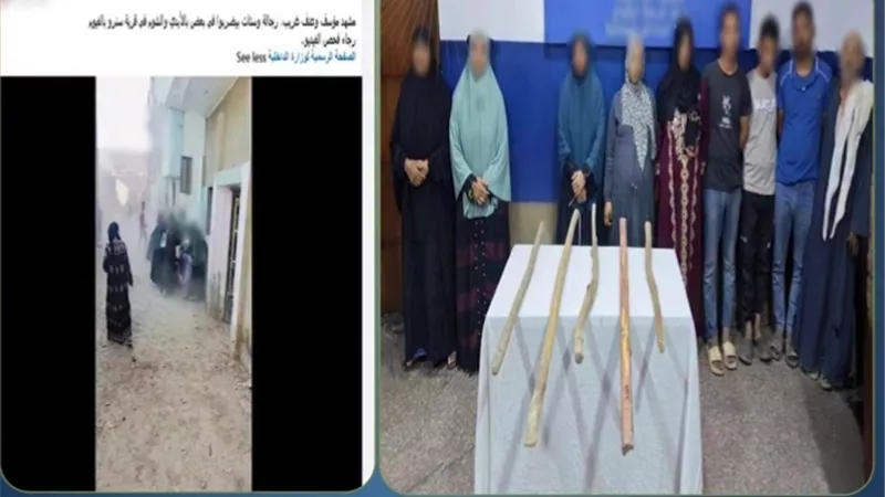 مشاجرة بالعصي الخشبية بين 9 أشخاص بسبب خلافات الجيرة في الفيوم