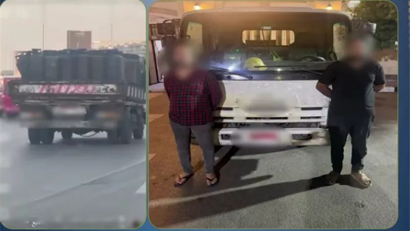 ضبط سائق وتاجر غاز حمّلا سيارة نقل بأسطوانات غاز غير مؤمنة بالقاهرة