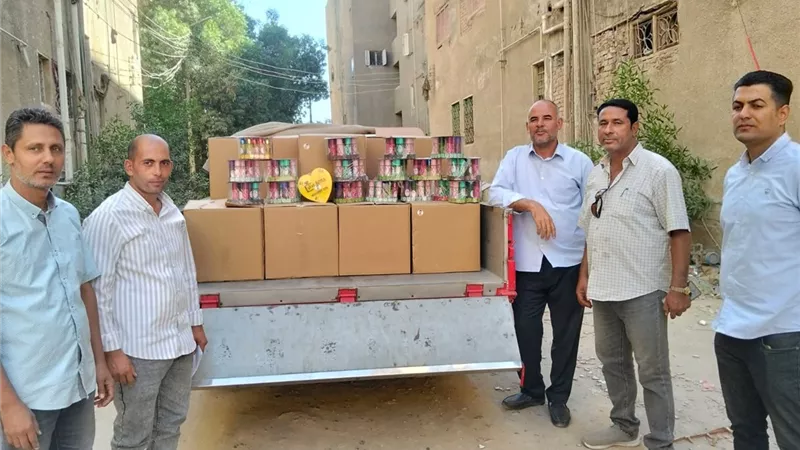 ضبط 4752 زجاجة زيت و2 طن دقيق مدعم خلال حملة تموينية مكبرة بالفيوم