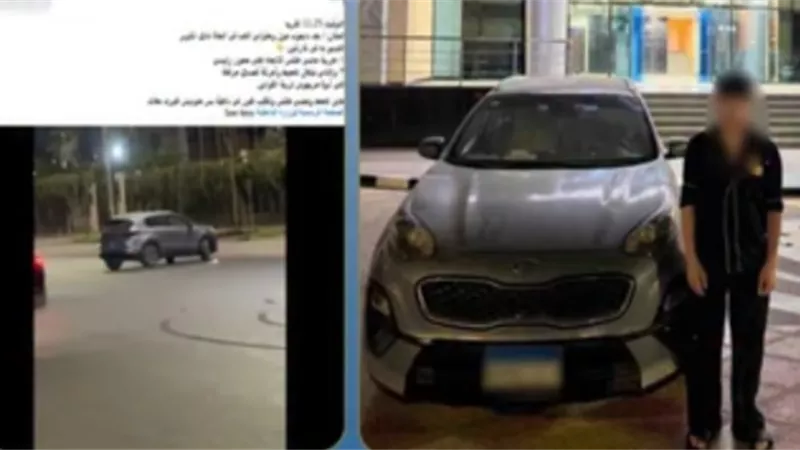ضبط طالب استعرض بسيارته الملاكي في شوارع أكتوبر وعرض حياة المواطنين للخطر