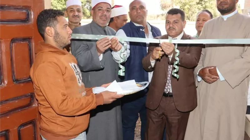 على مساحة 250 مترًا.. افتتاح مسجد عزبة إسلام بالكوم الأحمر