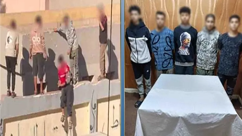 لمعاكسة الفتيات.. ضبط 5 طلاب اعتلوا سور مدرسة بالجيزة 