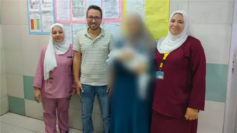 أمل جديد لطفل حديث الولادة.. تدخل طبي عاجل ينهي رحلة معاناة بمستشفى الفكرية