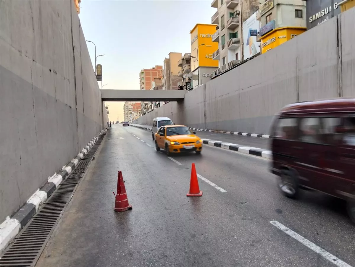 جانب من أعمال نفق الثلاثيني بالإسماعيلية&nbsp;