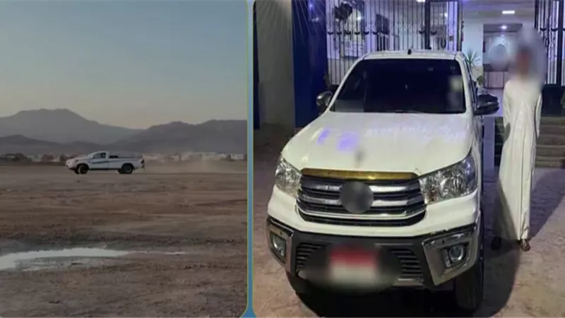 بعد تداول فيديو استعراضي.. ضبط قائد سيارة ربع نقل منتهية التراخيص في دهب