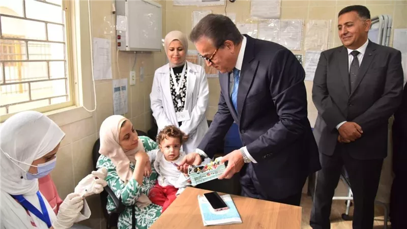 من مدرسة بالعبور.. الصحة والتعليم تطلقان حملة مجانية للتطعيم ضد الحصبة والحصبة الألمانية