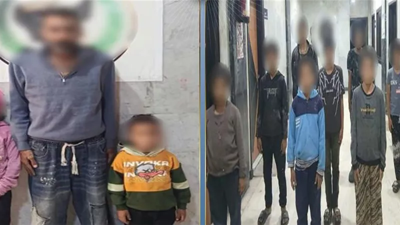 استغلال الأطفال في التسول وبيع السلع بالجيزة.. ضبط 10 متهمين وإنقاذ 11 حدثًا
